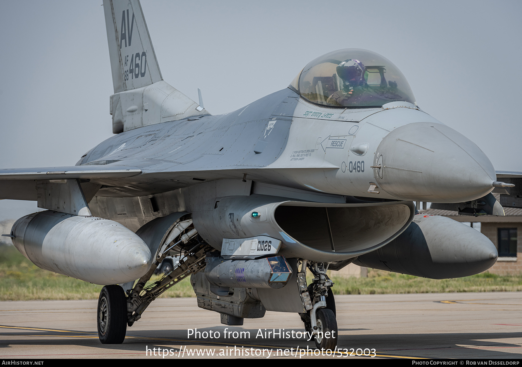 Aircraft Photo of 88-0460 / AF88-460 | Lockheed Martin F-16CM Fighting Falcon | USA - Air Force | AirHistory.net #532003