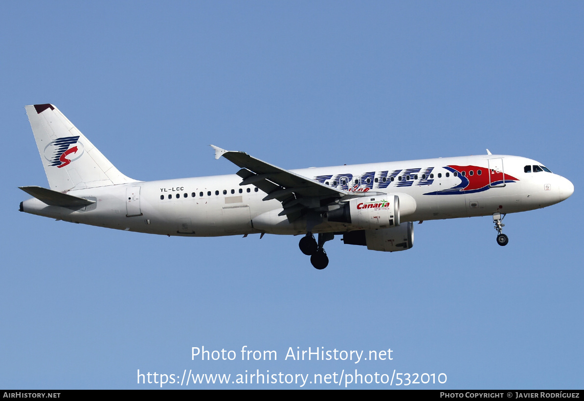 Aircraft Photo of YL-LCC | Airbus A320-211 | Travel Service | AirHistory.net #532010