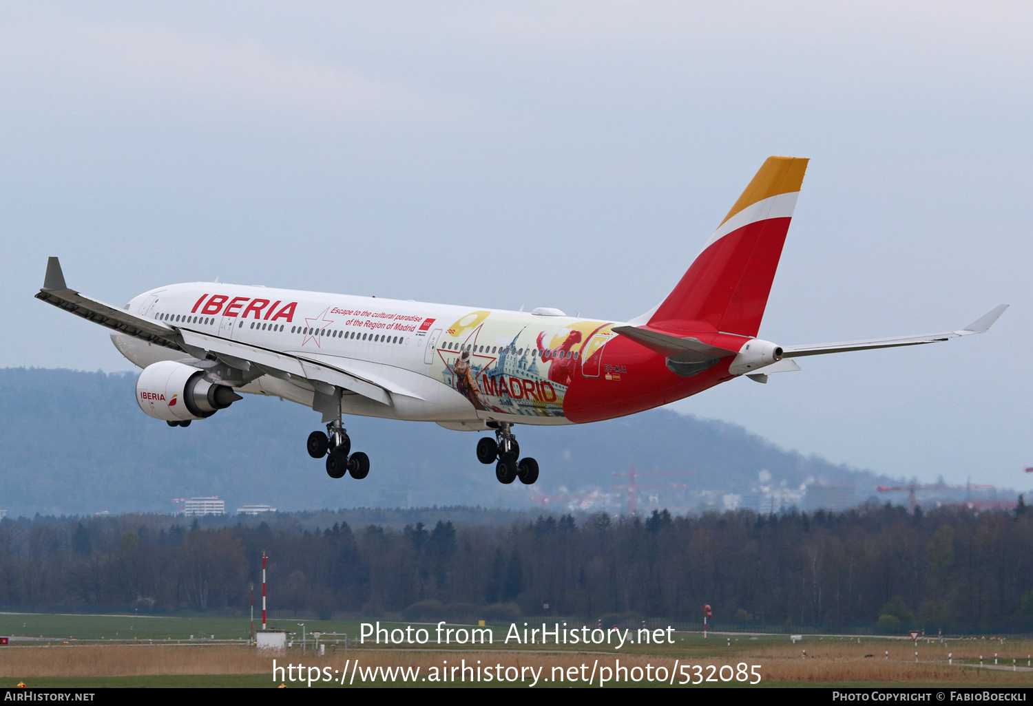 Aircraft Photo of EC-MJA | Airbus A330-202 | Iberia | AirHistory.net #532085