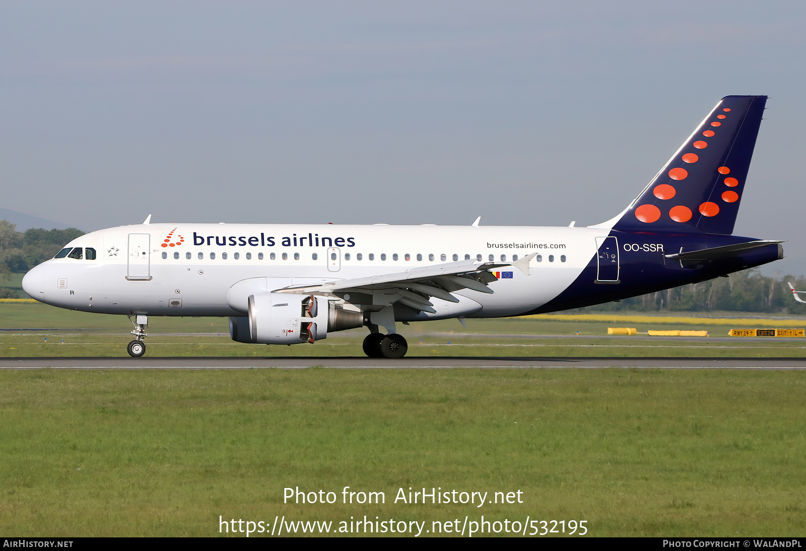 Aircraft Photo of OO-SSR | Airbus A319-112 | Brussels Airlines | AirHistory.net #532195