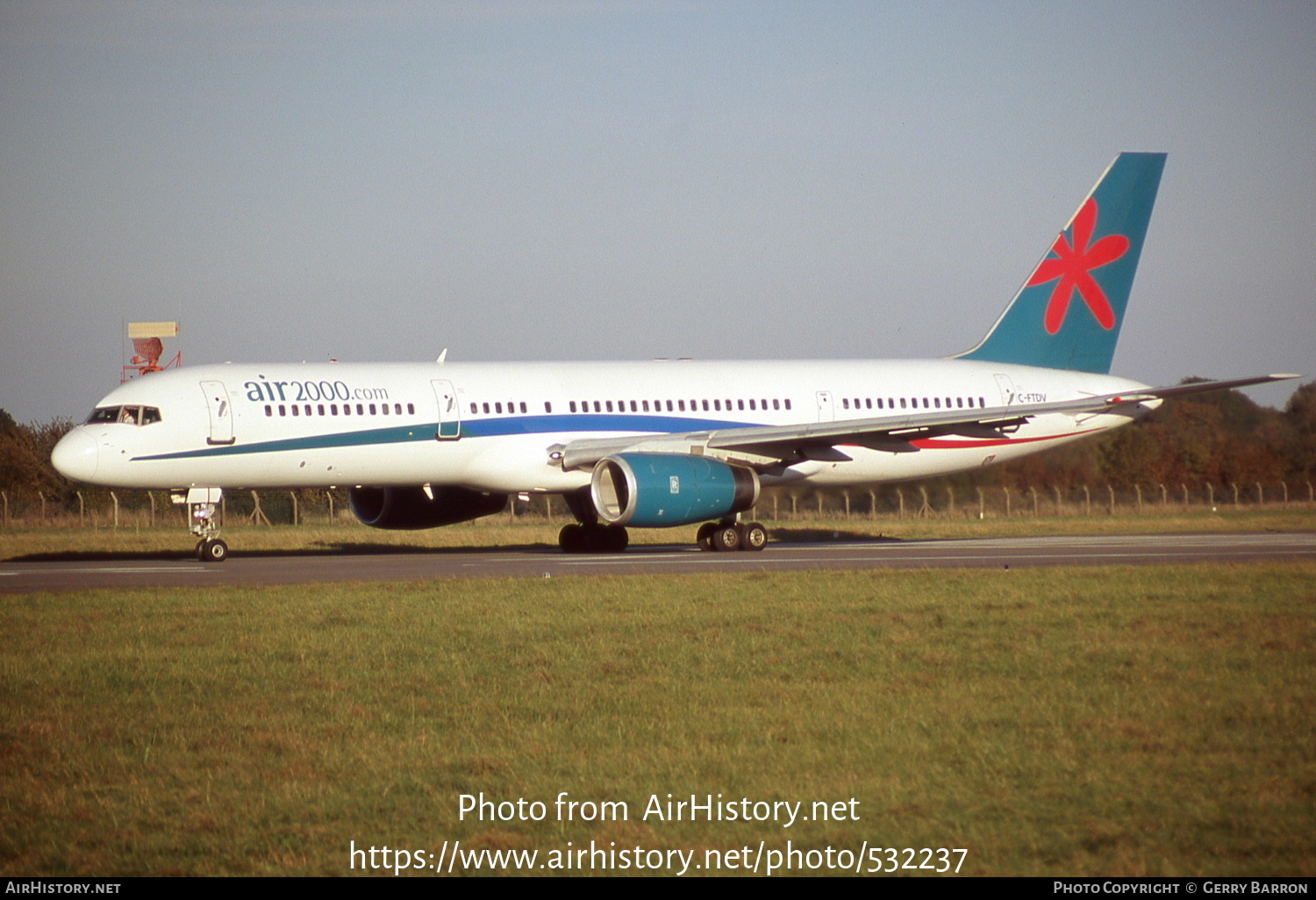 Aircraft Photo of C-FTDV | Boeing 757-28A | Air 2000 | AirHistory.net #532237