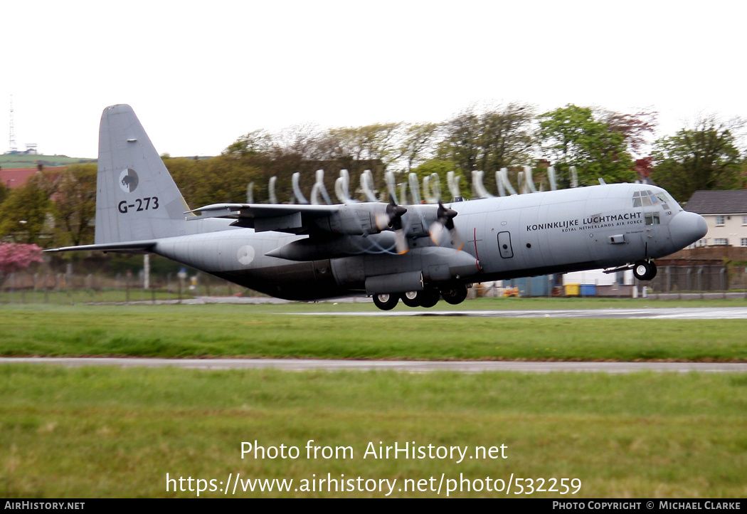 Aircraft Photo of G-273 | Lockheed C-130H-30 Hercules (L-382) | Netherlands - Air Force | AirHistory.net #532259