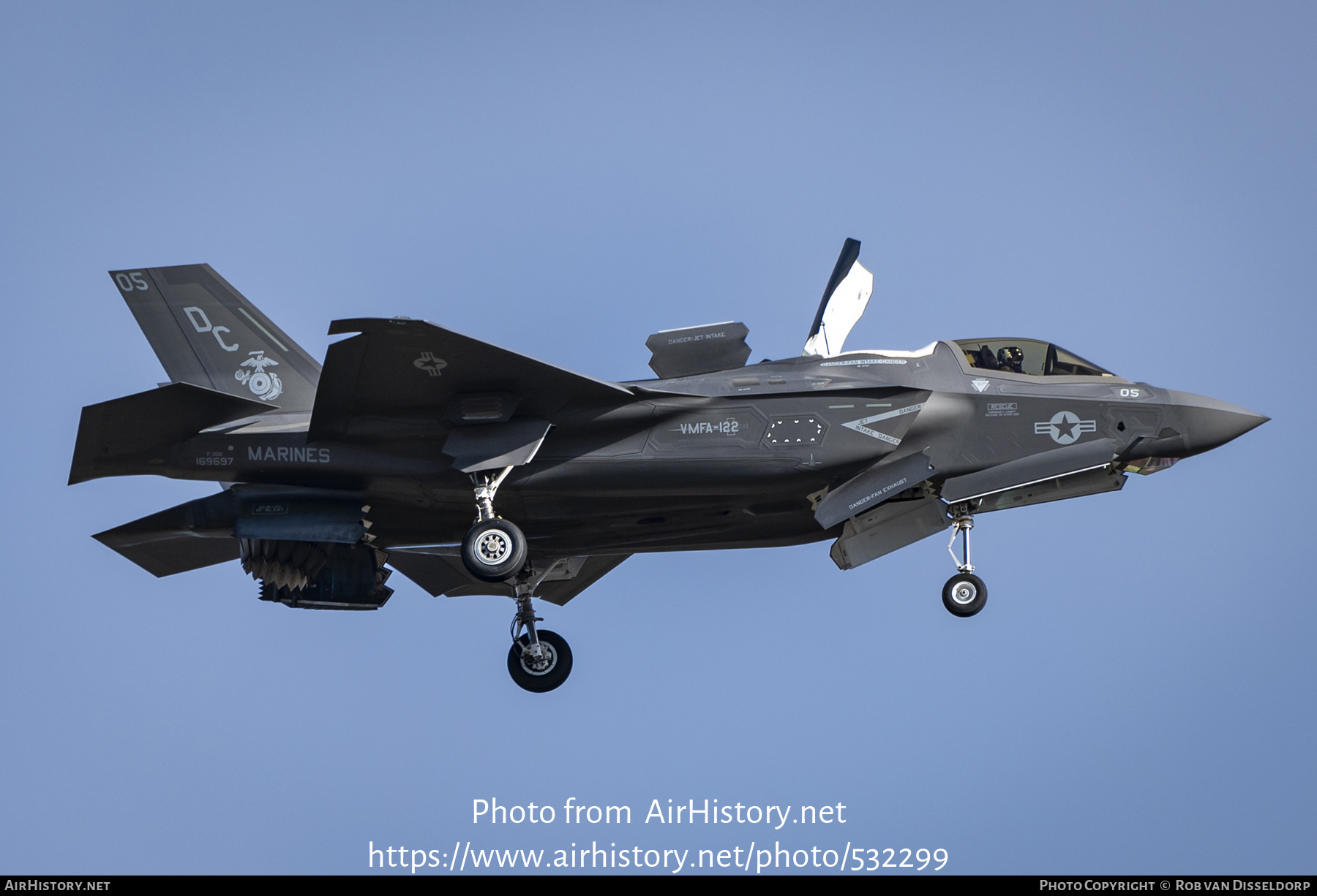 Aircraft Photo of 169697 | Lockheed Martin F-35B Lightning II | USA - Marines | AirHistory.net #532299