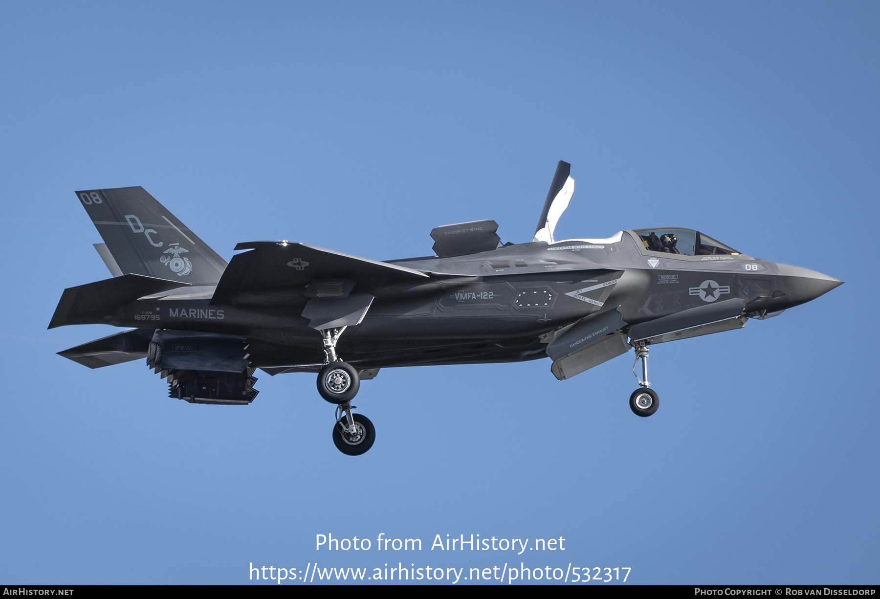 Aircraft Photo of 169795 | Lockheed Martin F-35B Lightning II | USA - Marines | AirHistory.net #532317