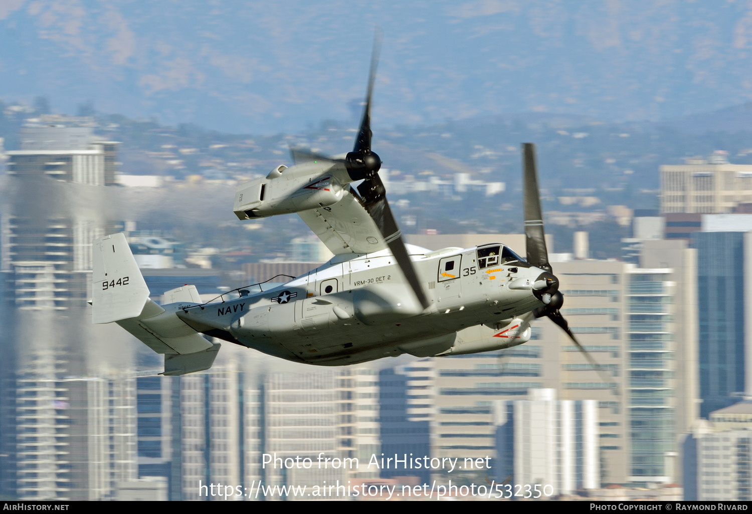 Aircraft Photo of 169442 / 9442 | Bell-Boeing CMV-22B Osprey | USA - Navy | AirHistory.net #532350