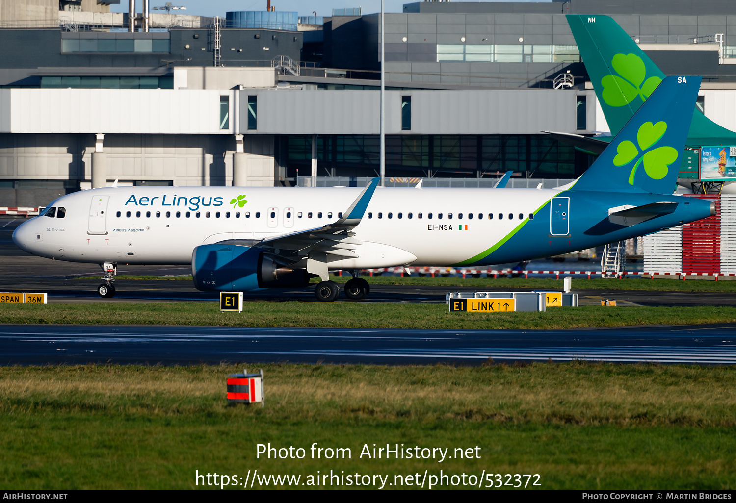 Aircraft Photo of EI-NSA | Airbus A320-251N | Aer Lingus | AirHistory.net #532372