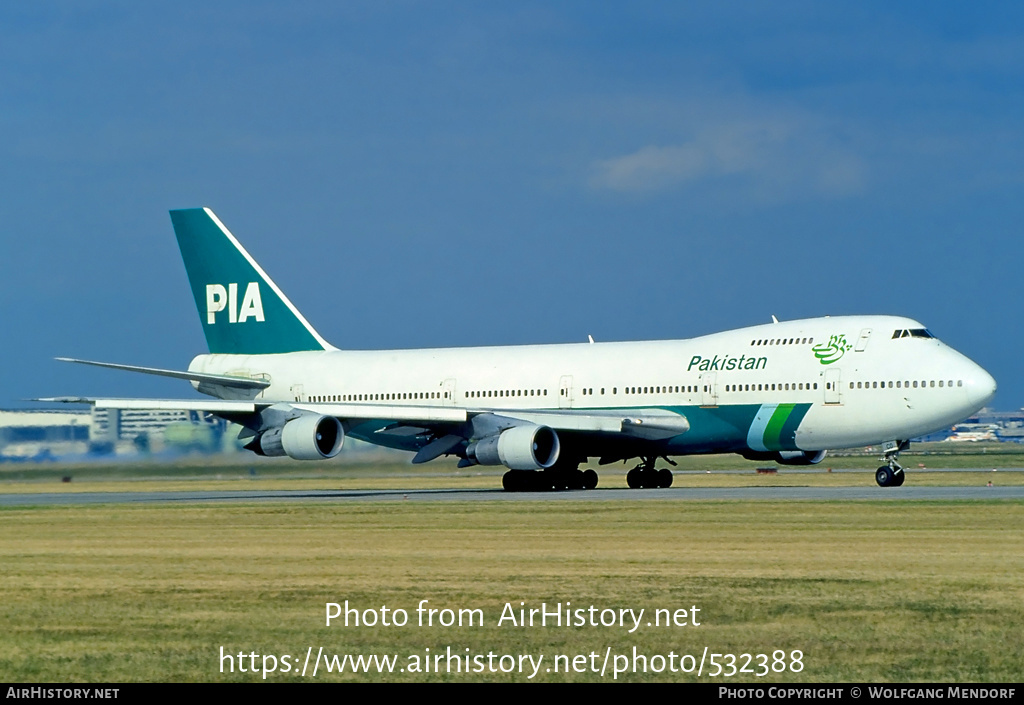 Aircraft Photo of AP-BCO | Boeing 747-217B | Pakistan International Airlines - PIA | AirHistory.net #532388