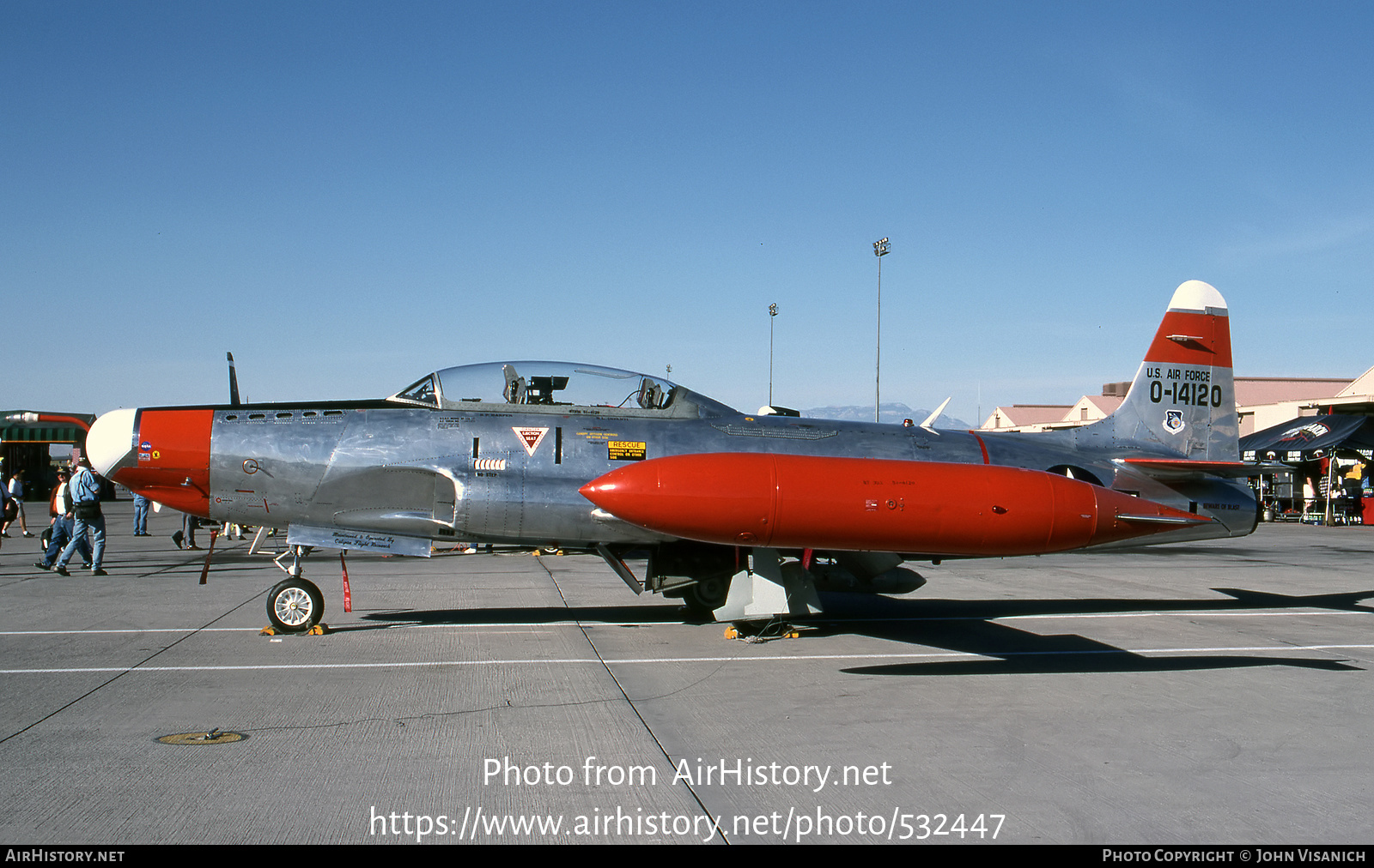 Aircraft Photo of 51-4120 / 0-14120 | Lockheed NT-33A | USA - Air Force | AirHistory.net #532447