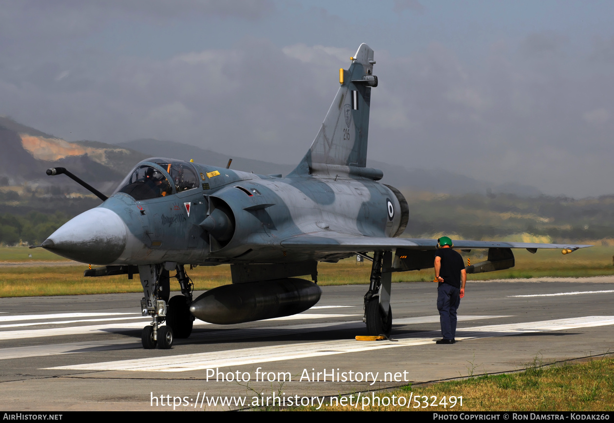 Aircraft Photo of 216 | Dassault Mirage 2000EG | Greece - Air Force | AirHistory.net #532491