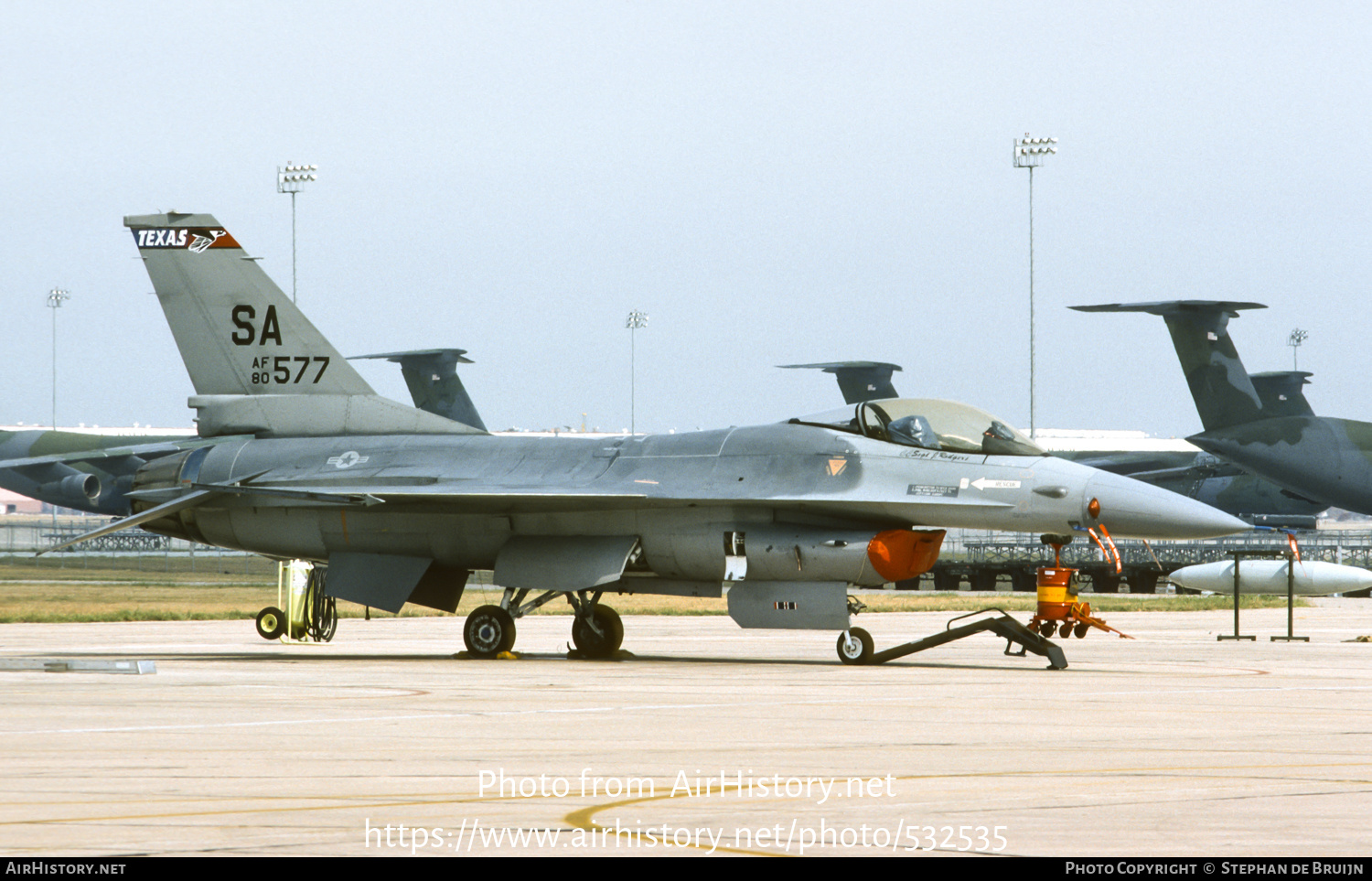 Aircraft Photo of 80-0577 / AF80-577 | General Dynamics F-16A Fighting Falcon | USA - Air Force | AirHistory.net #532535