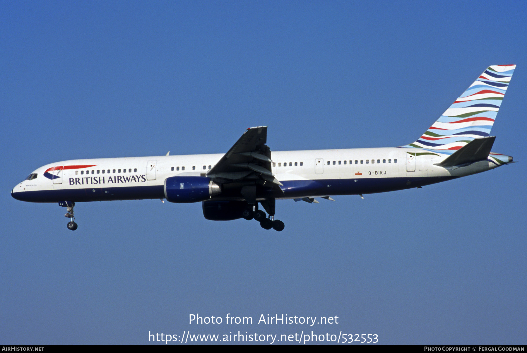 Aircraft Photo of G-BIKJ | Boeing 757-236 | British Airways | AirHistory.net #532553