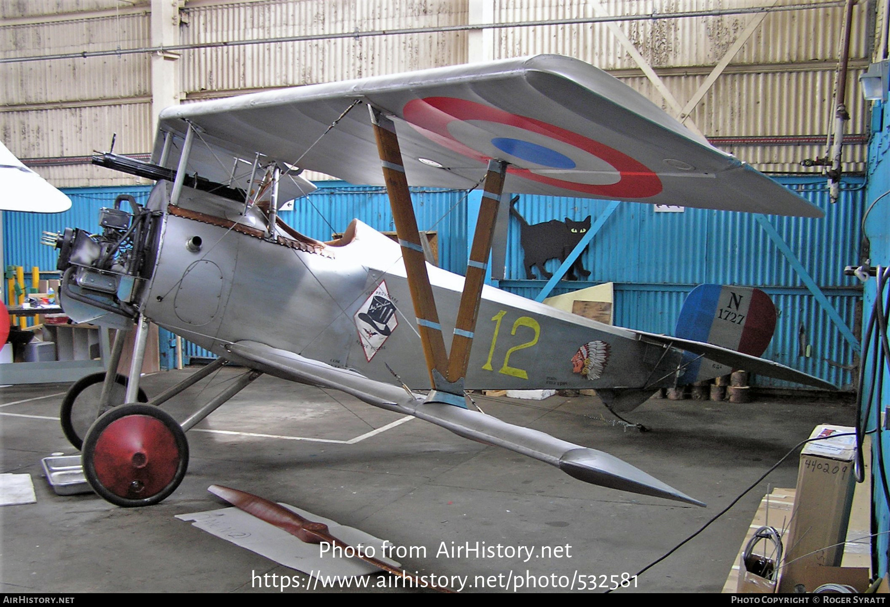 Aircraft Photo of N117DD / N1727 | Nieuport 17 (replica) | France - Air Force | AirHistory.net #532581