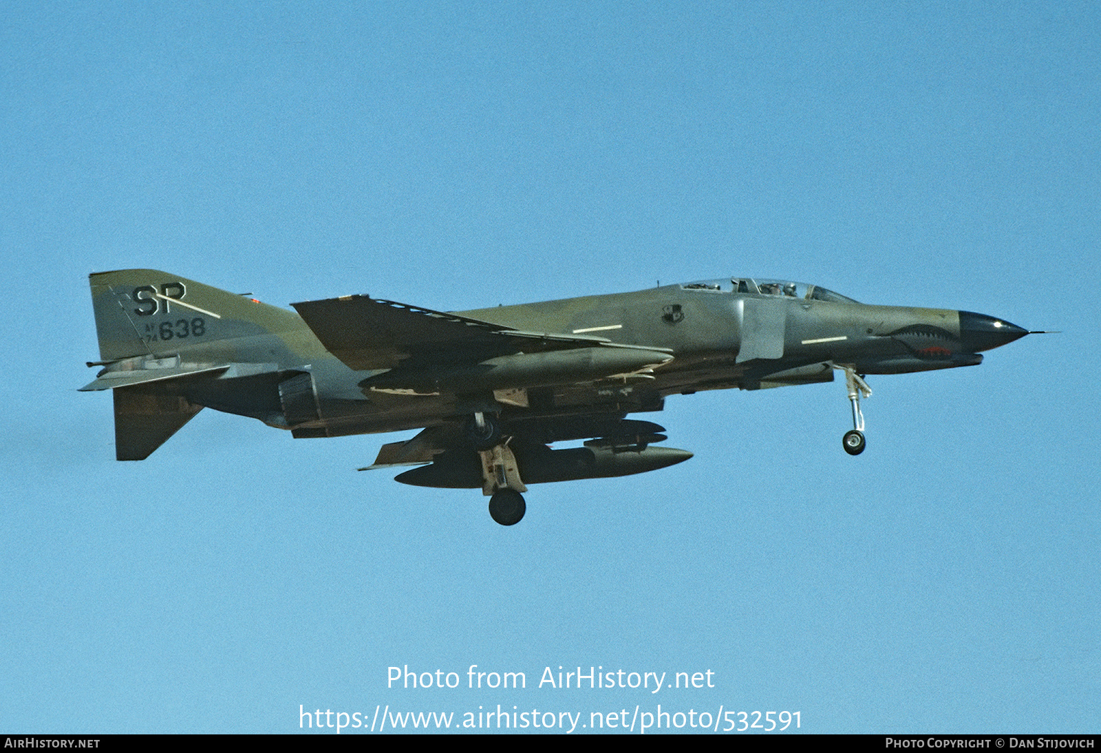 Aircraft Photo of 74-1638 / AF74-638 | McDonnell Douglas F-4E Phantom II | USA - Air Force | AirHistory.net #532591