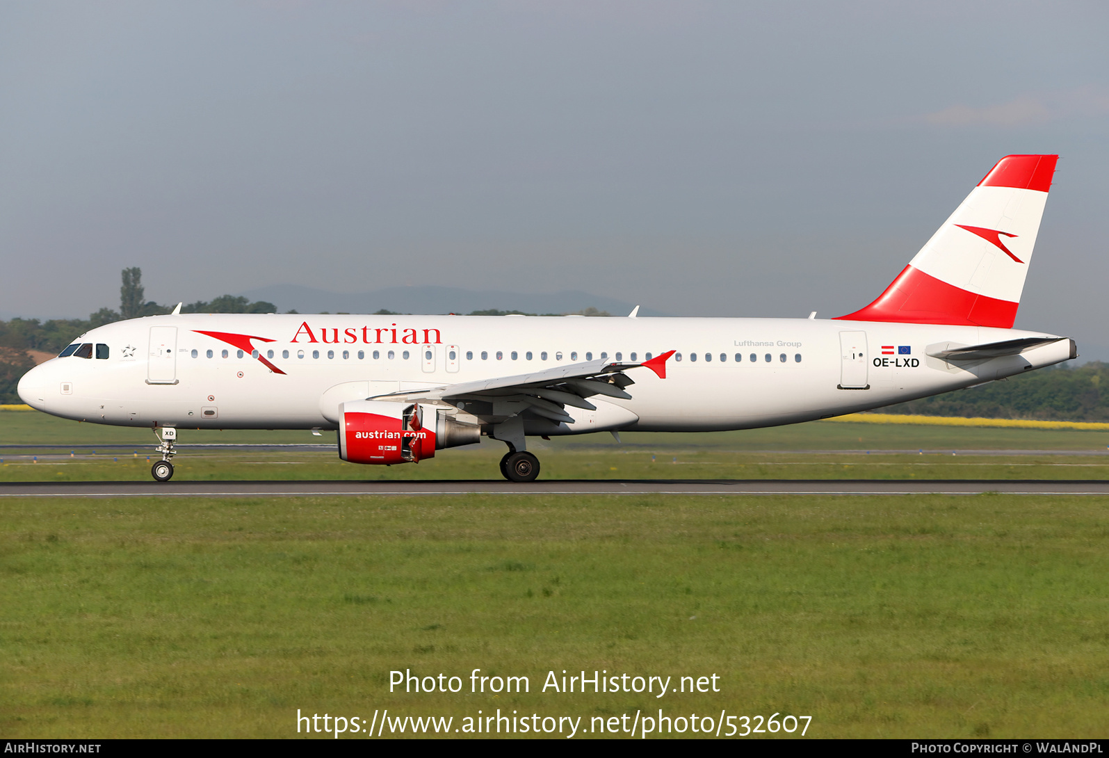 Aircraft Photo of OE-LXD | Airbus A320-216 | Austrian Airlines | AirHistory.net #532607