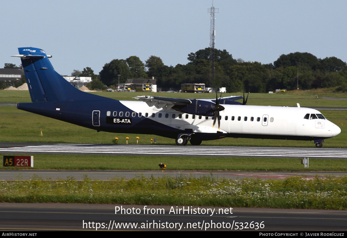 Aircraft Photo of ES-ATA | ATR ATR-72-600 (ATR-72-212A) | Nordica | AirHistory.net #532636