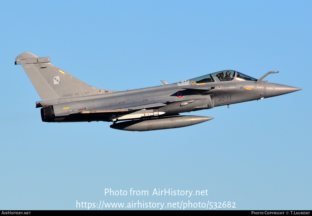 Aircraft Photo of 115 | Dassault Rafale C | France - Air Force | AirHistory.net #532682