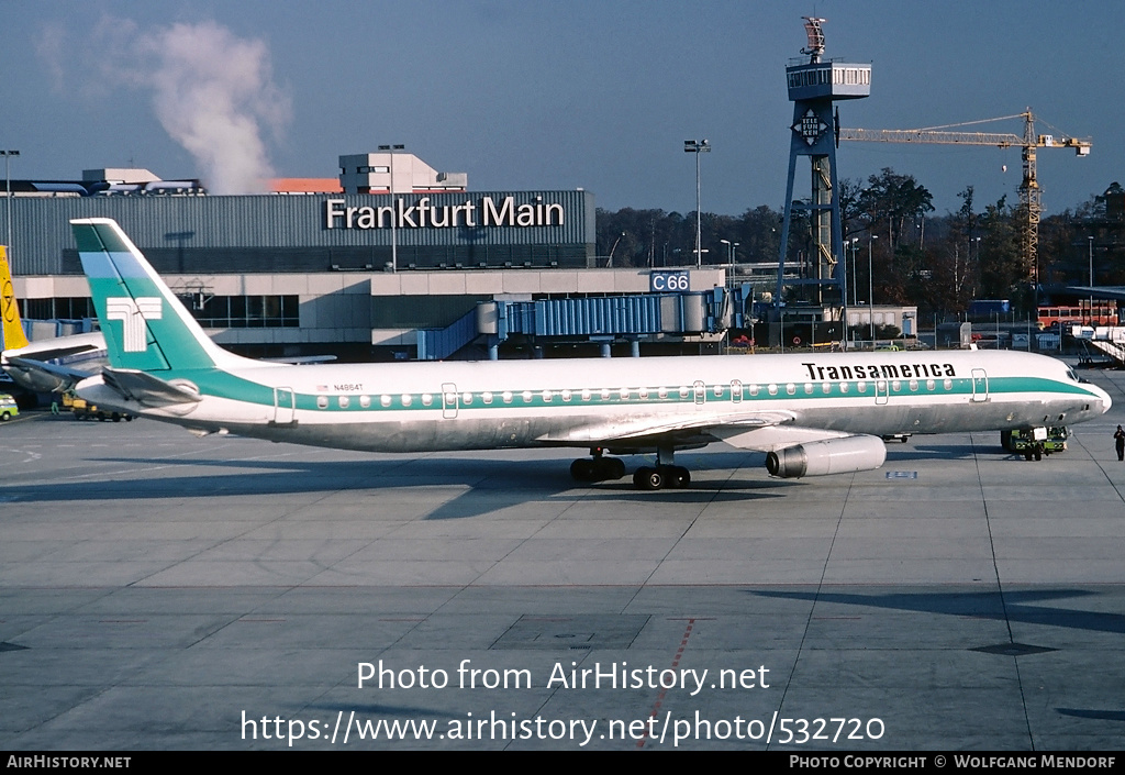 Aircraft Photo of N4864T | McDonnell Douglas DC-8-63CF | Transamerica Airlines | AirHistory.net #532720