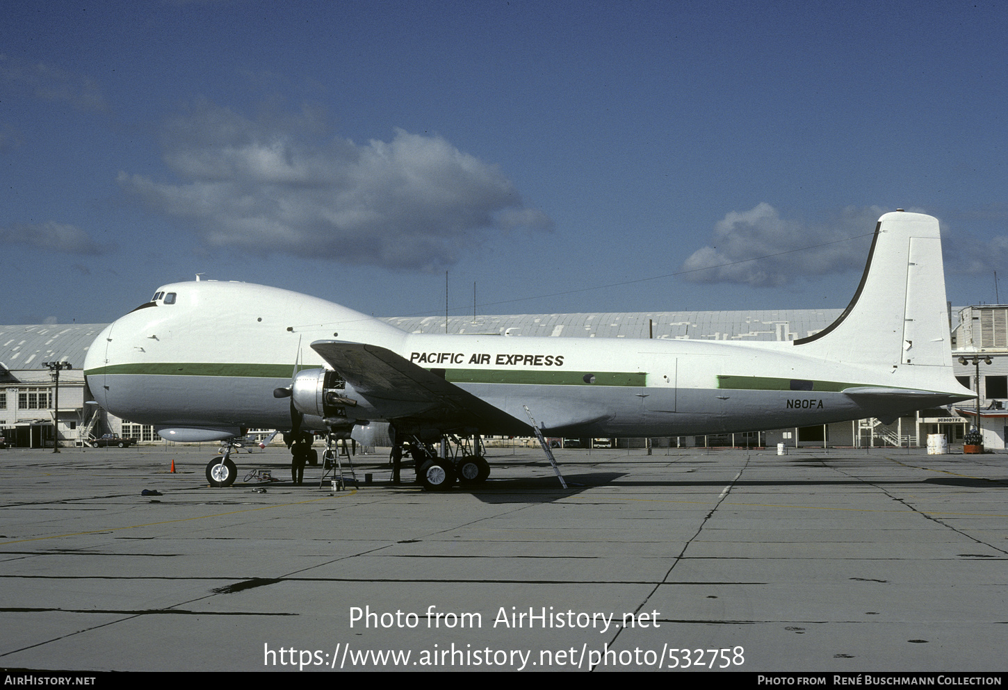 Aircraft Photo of N80FA | Aviation Traders ATL-98 Carvair | Pacific Air Express | AirHistory.net #532758