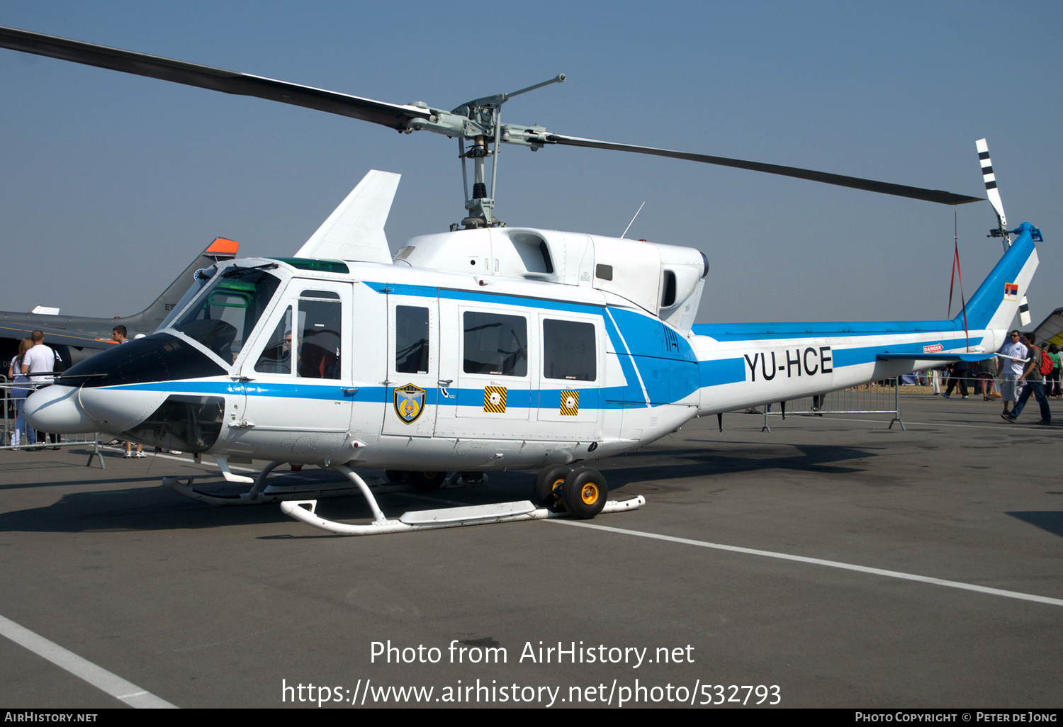 Aircraft Photo of YU-HCE | Agusta AB-212 | Serbia Police | AirHistory.net #532793