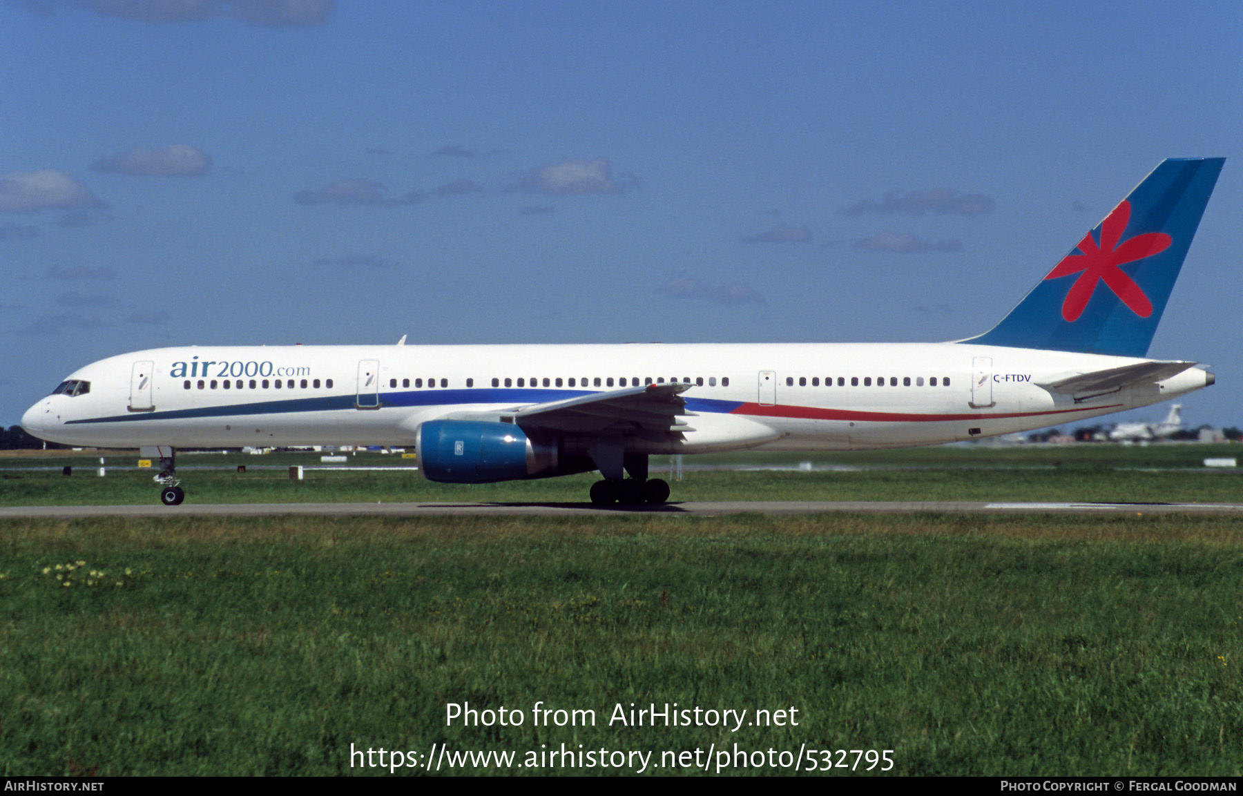 Aircraft Photo of C-FTDV | Boeing 757-28A | Air 2000 | AirHistory.net #532795