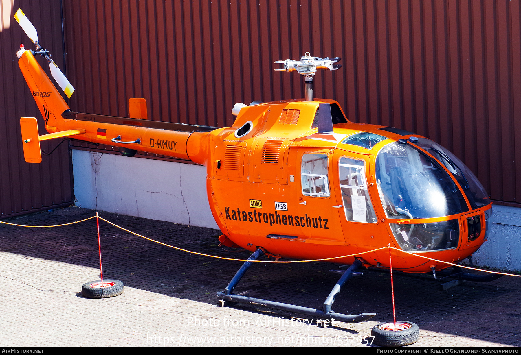 Aircraft Photo of D-HMUY | MBB BO-105C | Katastrophenschutz | AirHistory.net #532957