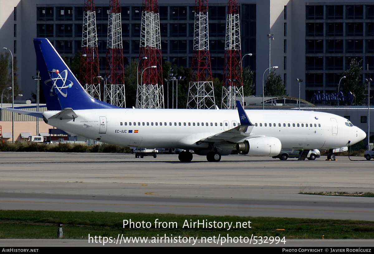 Aircraft Photo of EC-IUC | Boeing 737-86N | Futura International Airways | AirHistory.net #532994