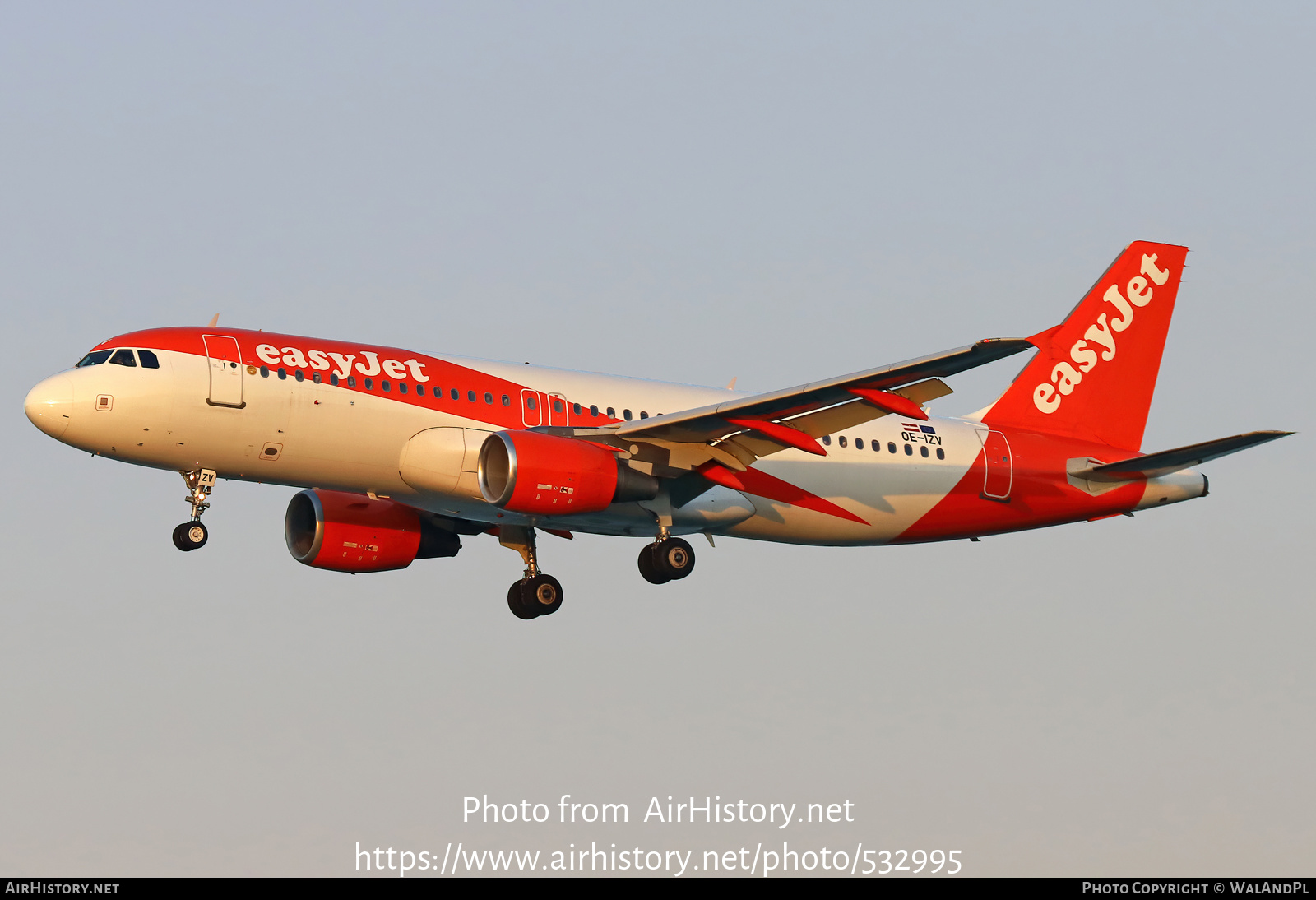 Aircraft Photo of OE-IZV | Airbus A320-214 | EasyJet | AirHistory.net #532995