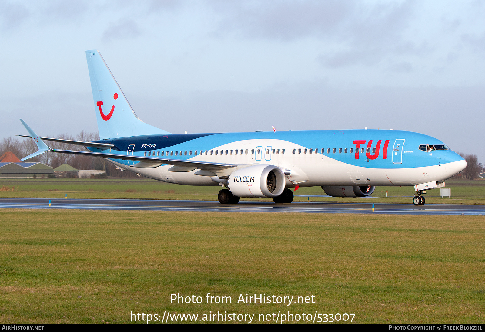 Aircraft Photo of PH-TFR | Boeing 737-8 Max 8 | TUI | AirHistory.net #533007