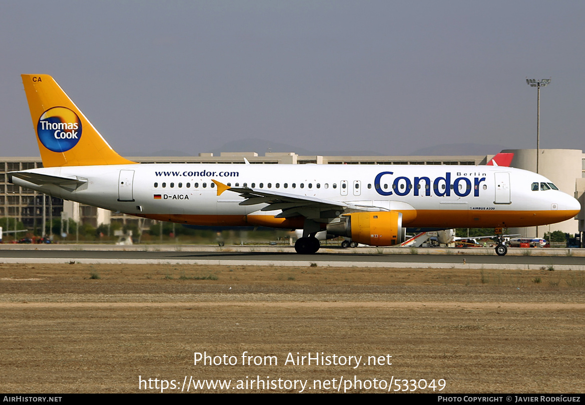 Aircraft Photo of D-AICA | Airbus A320-212 | Condor Berlin | AirHistory.net #533049