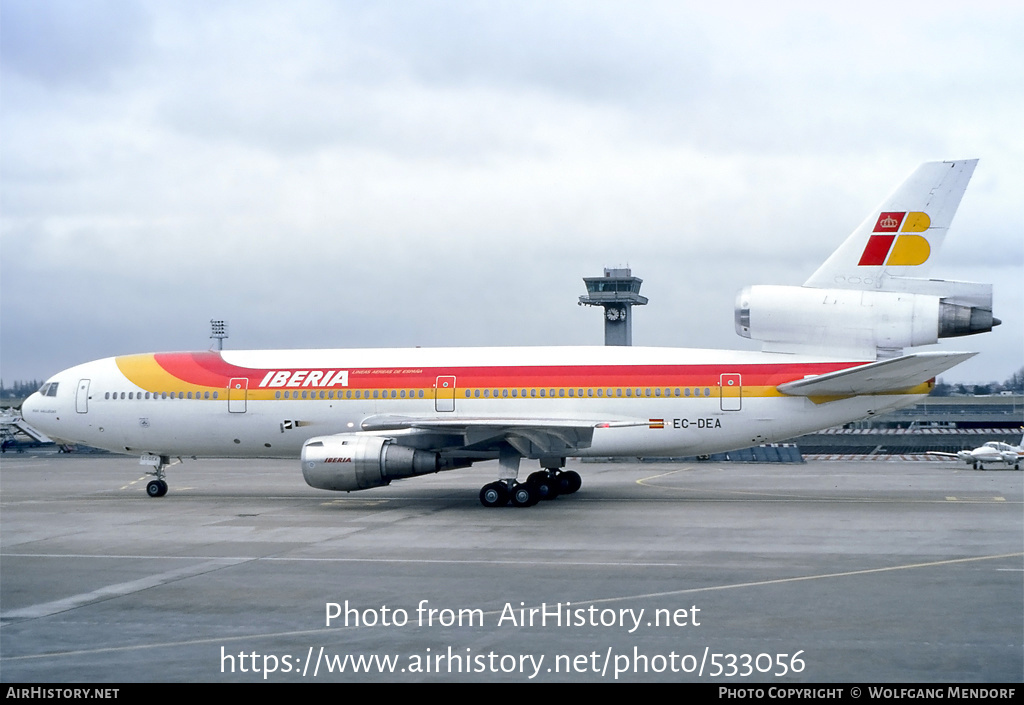 Aircraft Photo of EC-DEA | McDonnell Douglas DC-10-30 | Iberia | AirHistory.net #533056