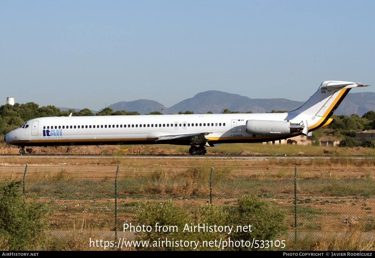 Aircraft Photo of I-DAVA | McDonnell Douglas MD-82 (DC-9-82) | ItAli Airlines | AirHistory.net #533105