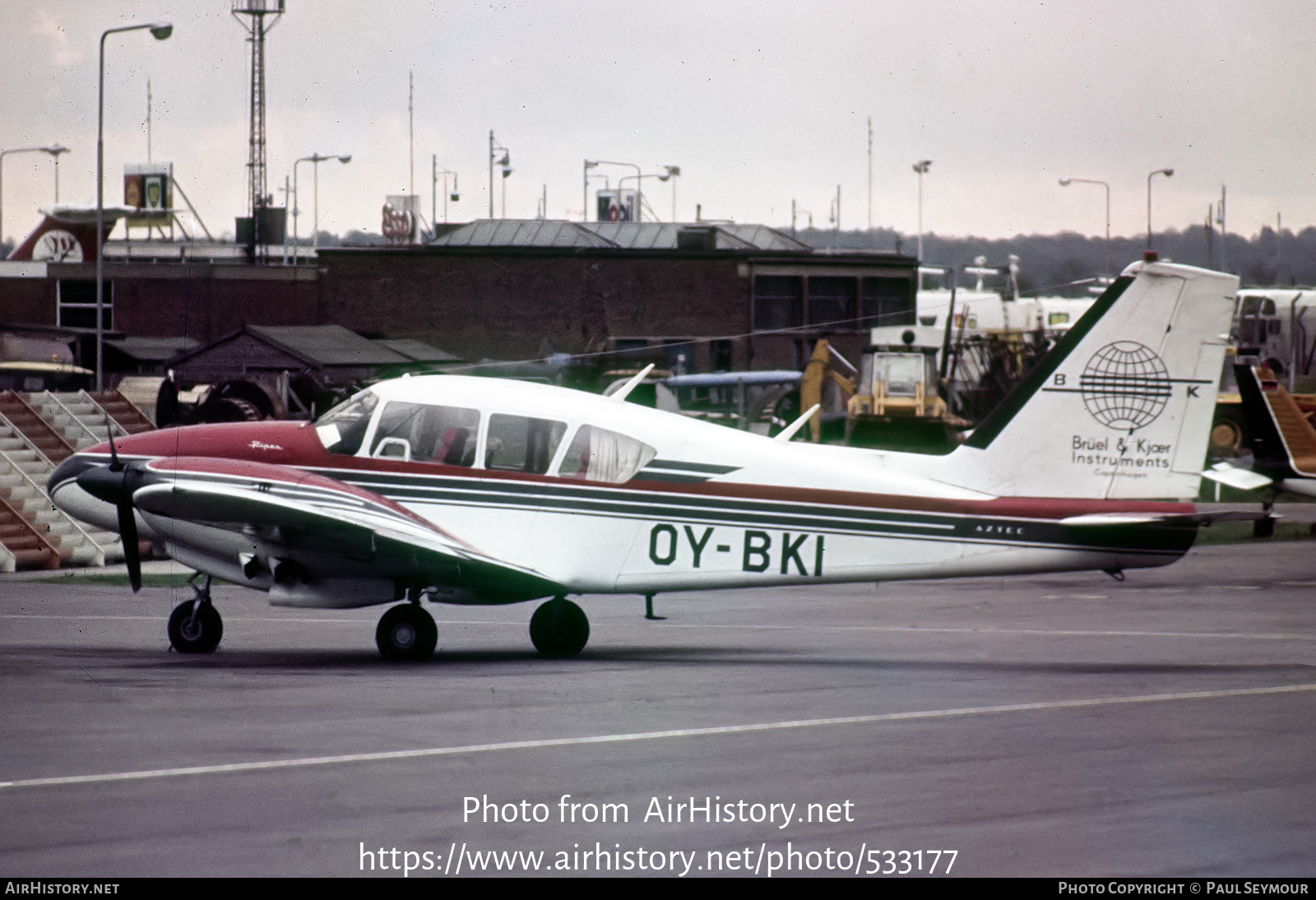 Aircraft Photo of OY-BKI | Piper PA-23-250 Aztec C | Brüel & Kjær | AirHistory.net #533177