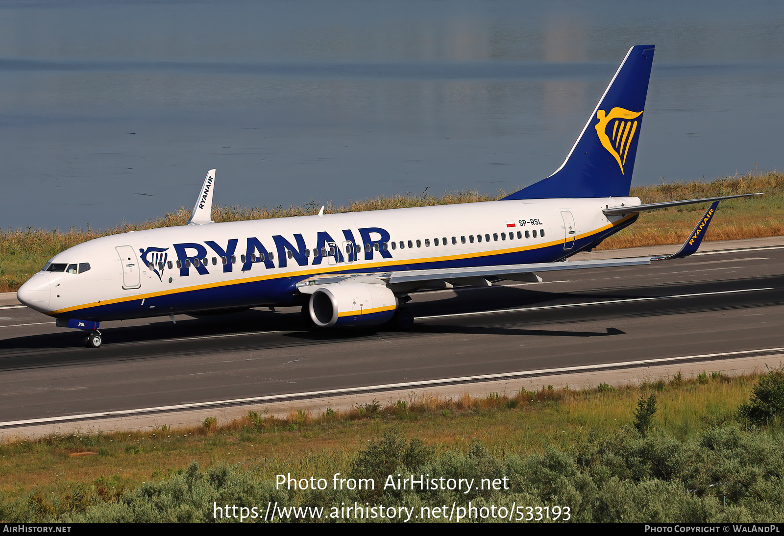 Aircraft Photo of SP-RSL | Boeing 737-800 | Ryanair | AirHistory.net #533193