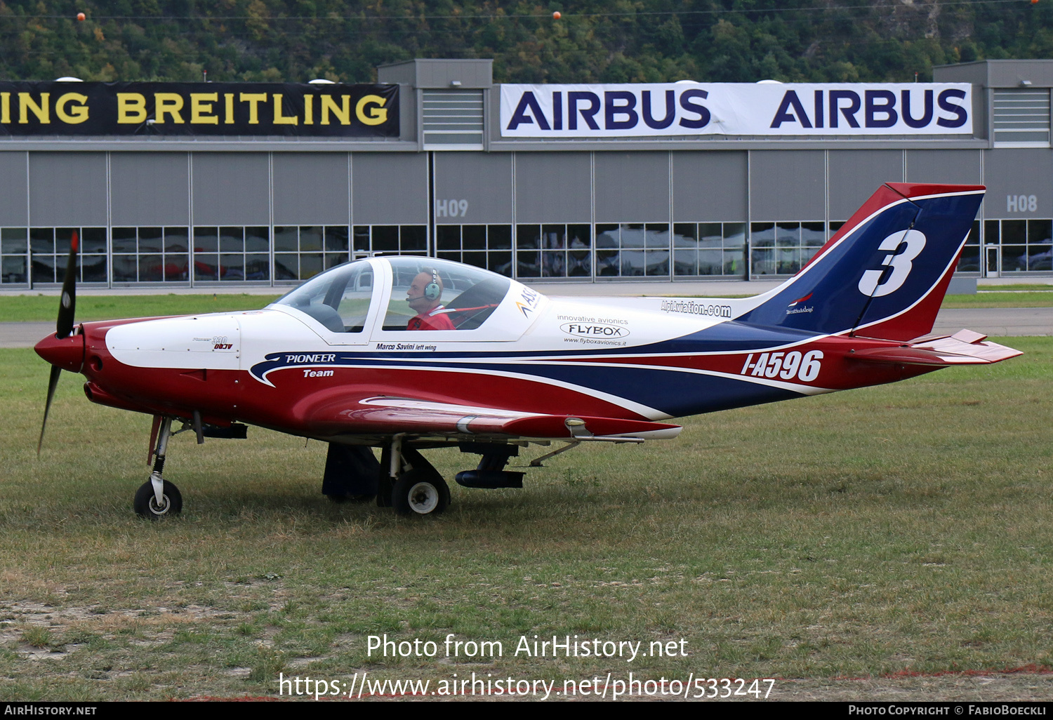 Aircraft Photo of I-A596 | Alpi Pioneer 330 Acro | Pioneer Team | AirHistory.net #533247