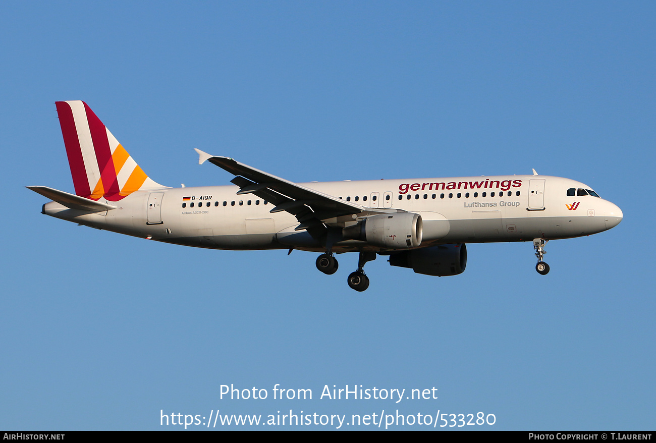 Aircraft Photo of D-AIQR | Airbus A320-211 | Germanwings | AirHistory.net #533280