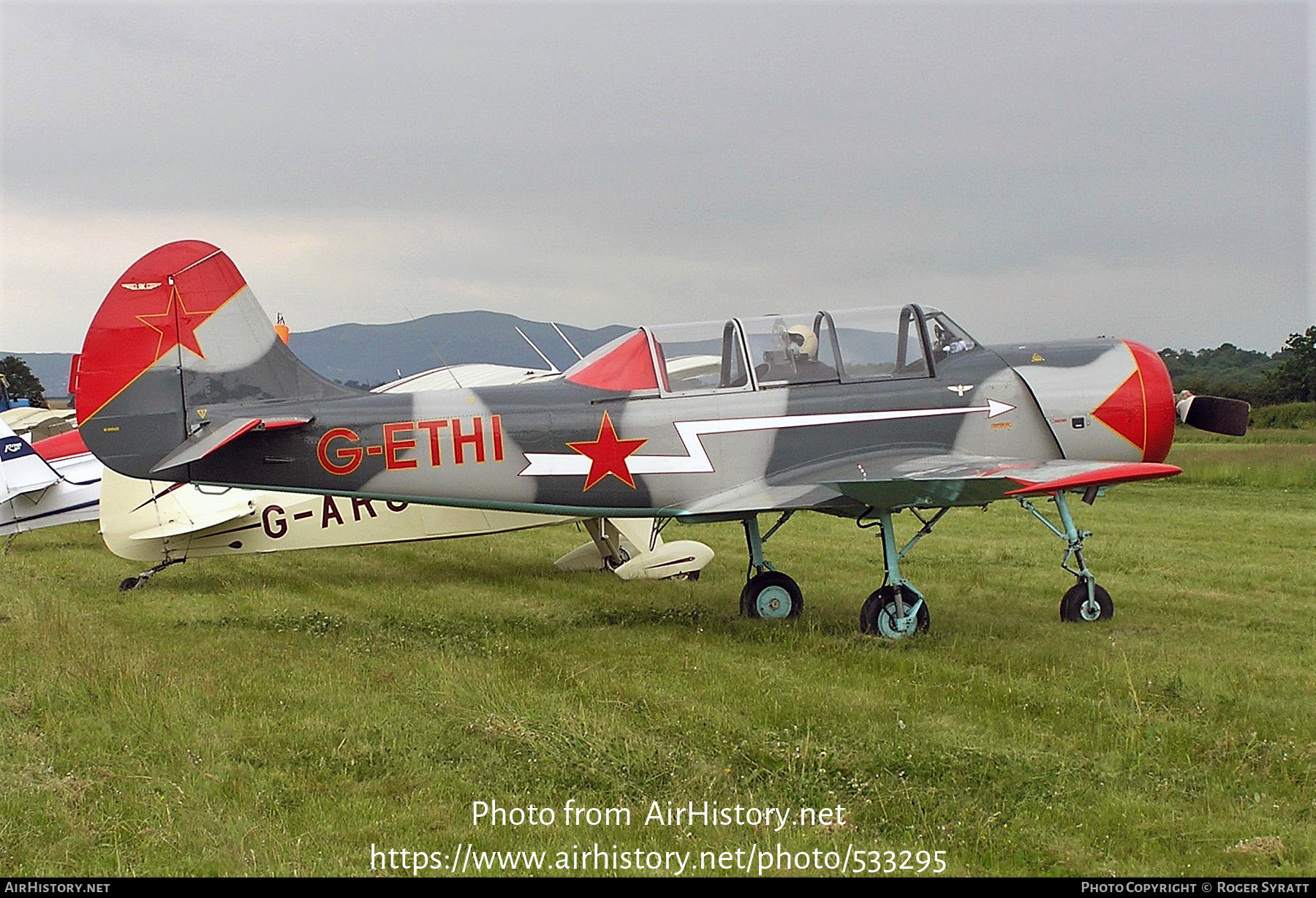 Aircraft Photo of G-ETHI | Yakovlev Yak-52... | Soviet Union - Air Force | AirHistory.net #533295