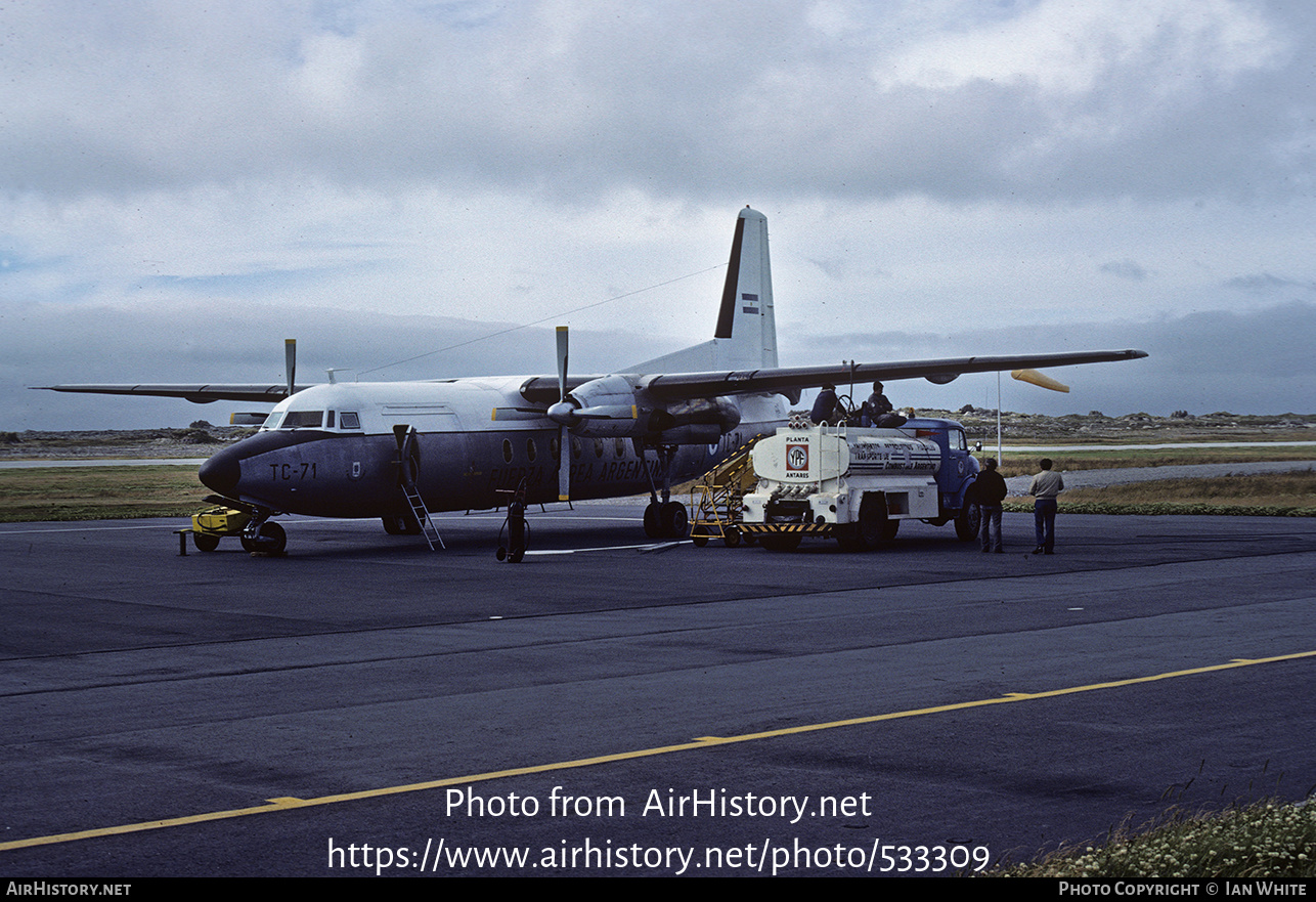 Aircraft Photo of TC-71 | Fokker F27-400M Troopship | Argentina - Air Force | AirHistory.net #533309