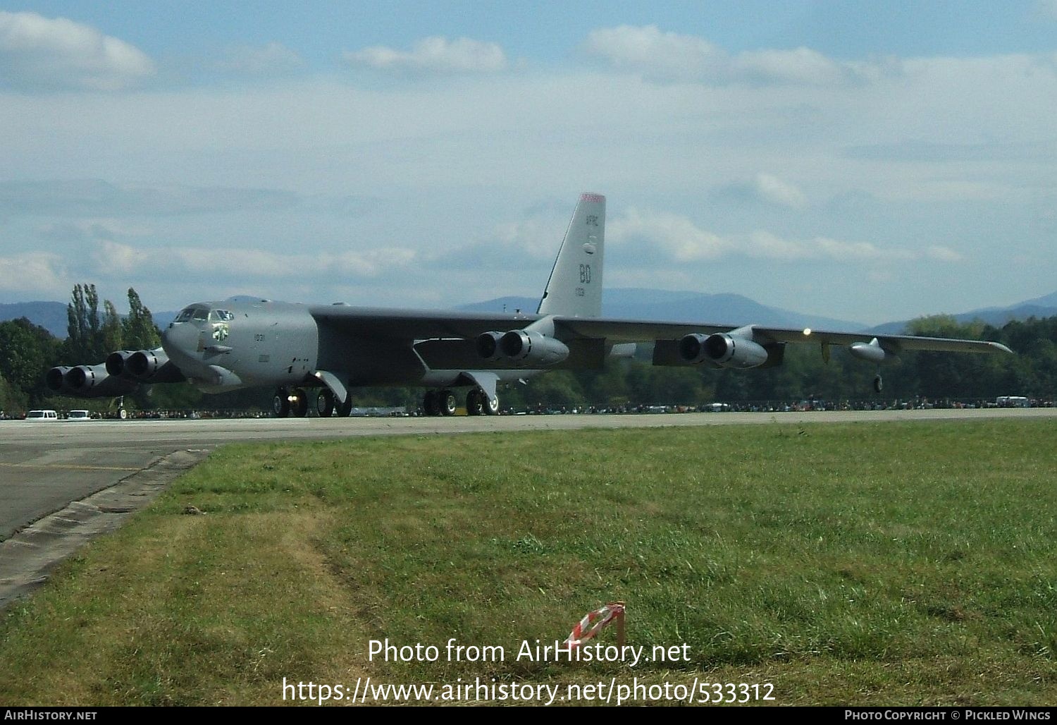 Aircraft Photo of 61-0031 | Boeing B-52H Stratofortress | USA - Air Force | AirHistory.net #533312