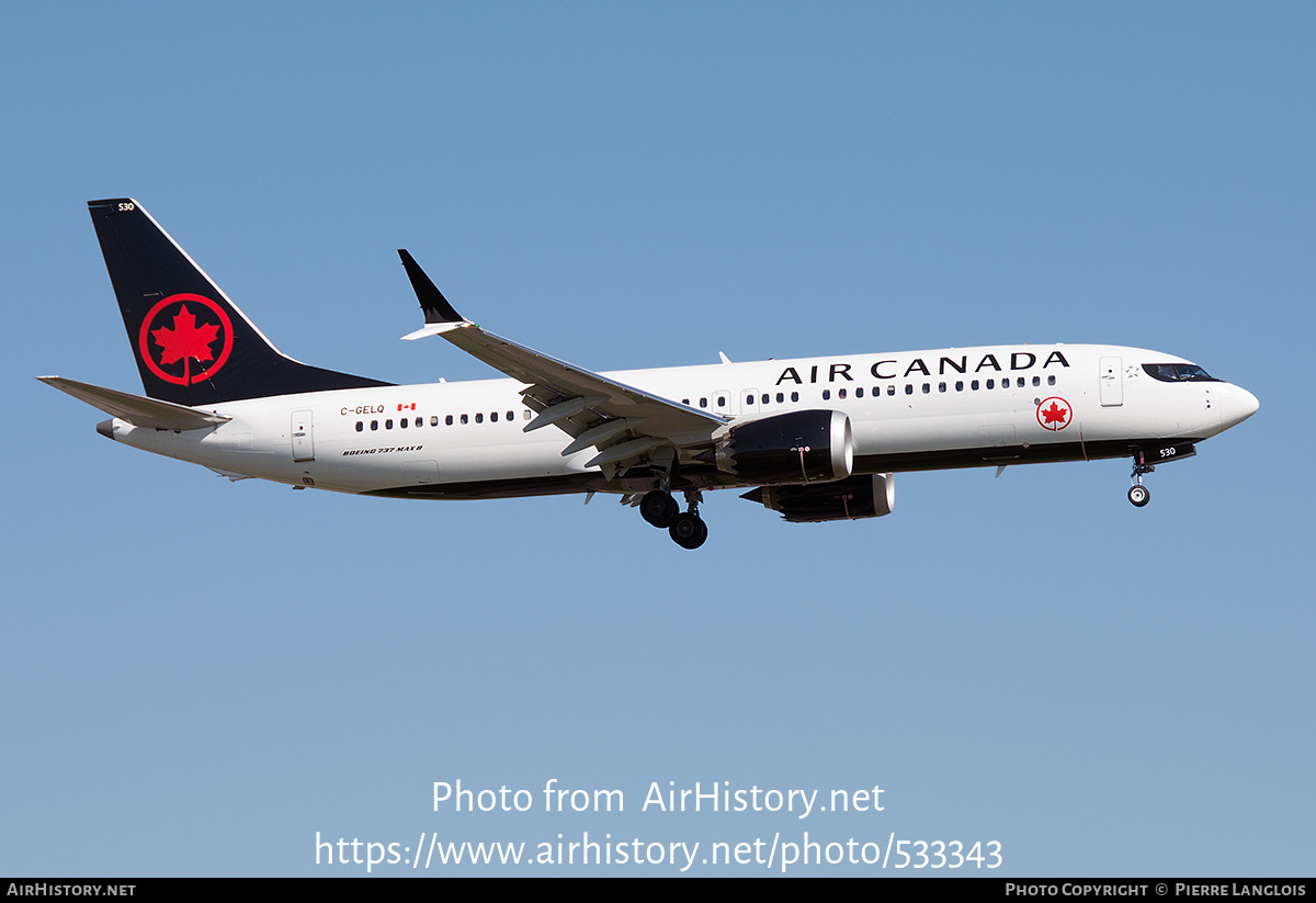 Aircraft Photo of C-GELQ | Boeing 737-8 Max 8 | Air Canada | AirHistory.net #533343