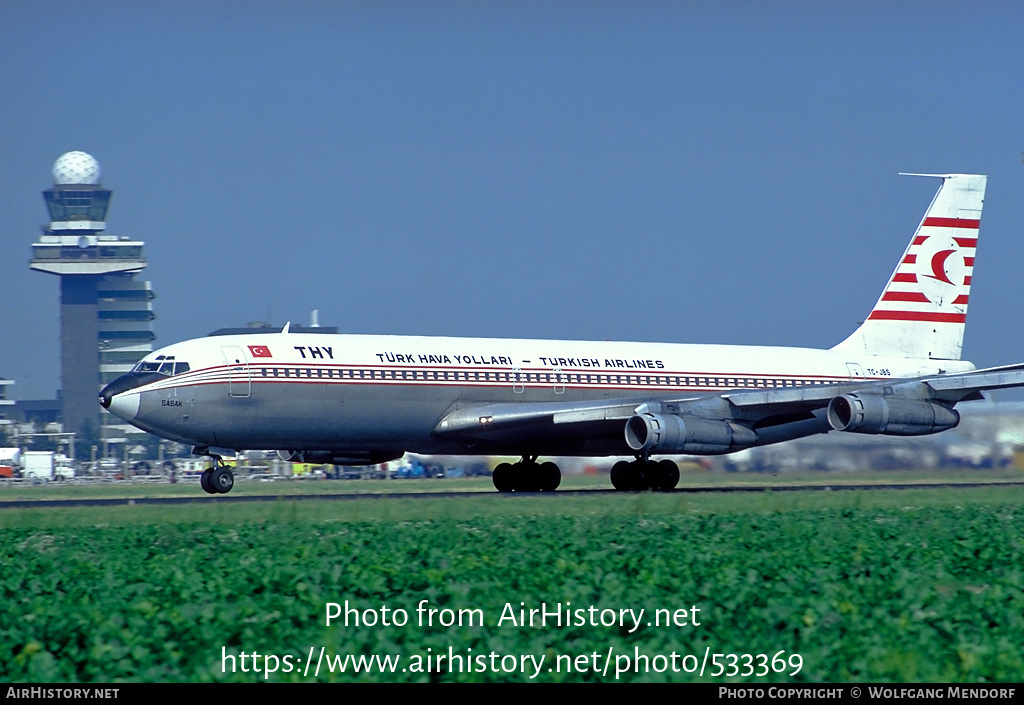 Aircraft Photo of TC-JBS | Boeing 707-321B | THY Türk Hava Yolları - Turkish Airlines | AirHistory.net #533369