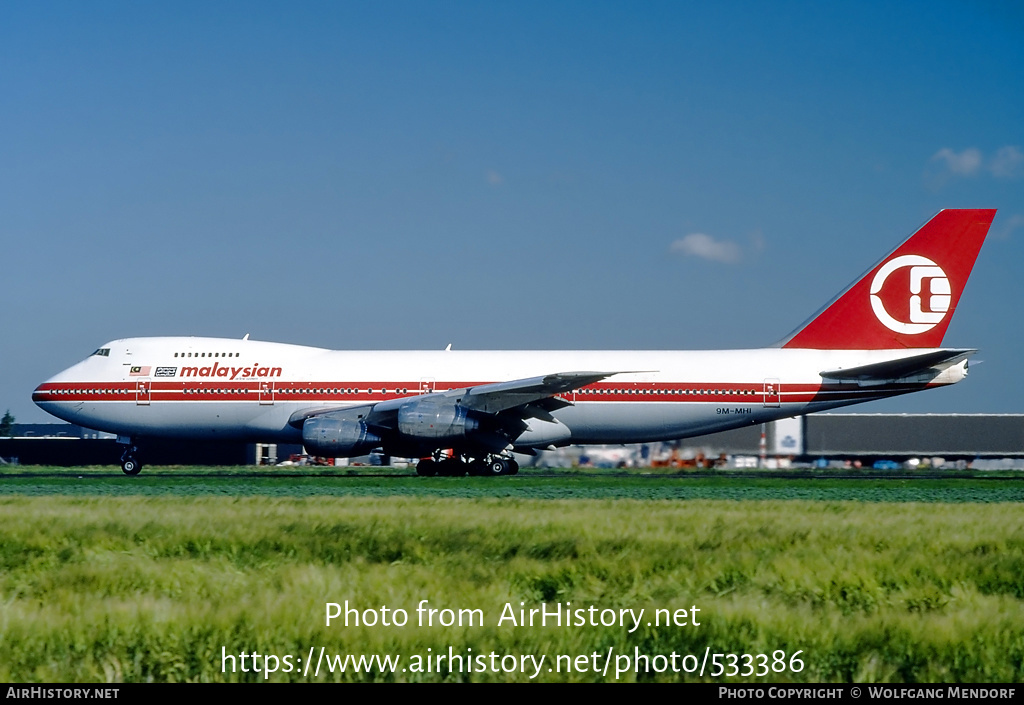 Aircraft Photo of 9M-MHI | Boeing 747-236B | Malaysian Airline System - MAS | AirHistory.net #533386