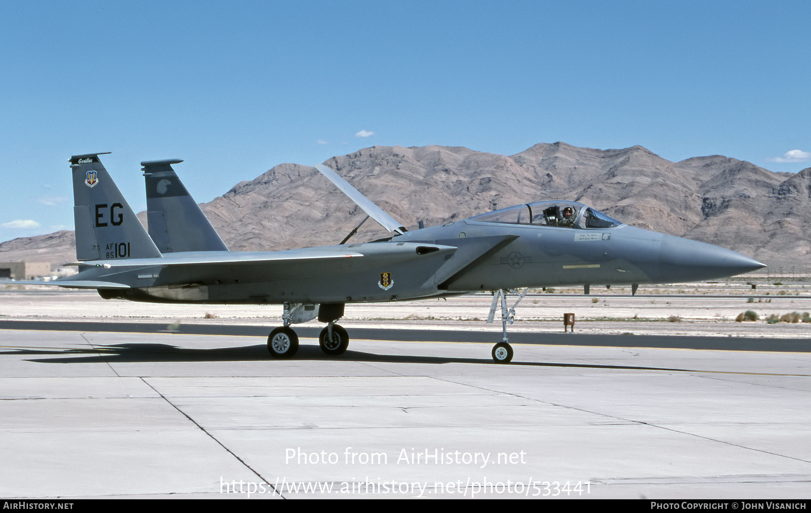 Aircraft Photo of 85-0101 / AF85-101 | McDonnell Douglas F-15C Eagle | USA - Air Force | AirHistory.net #533441