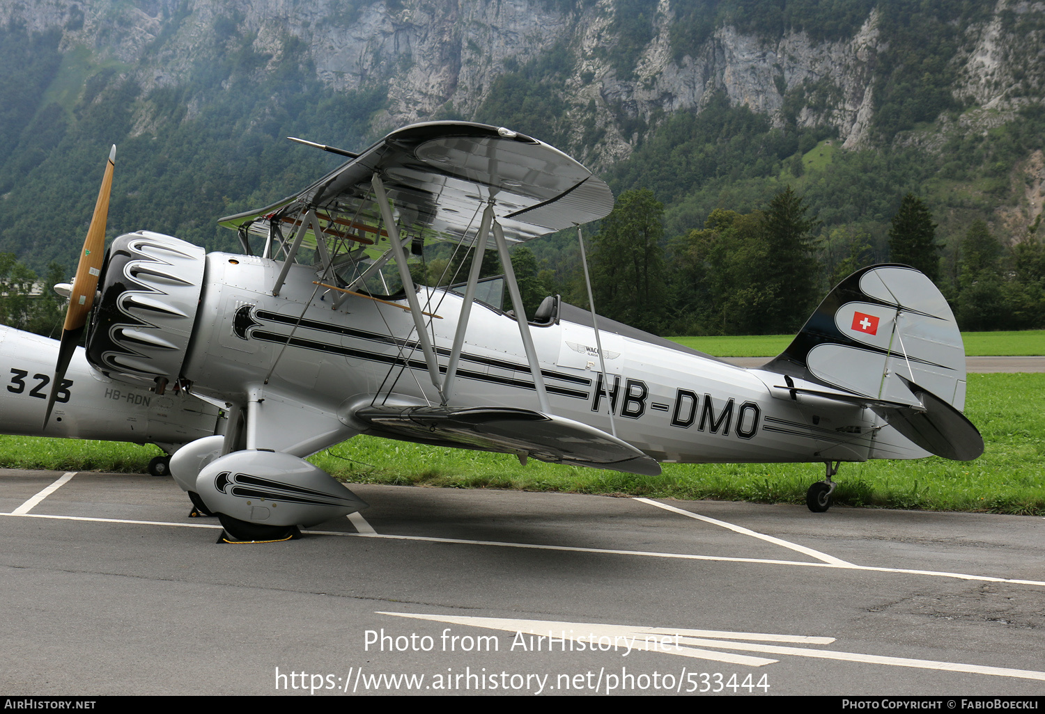 Aircraft Photo of HB-DMO | Waco YMF-5C | AirHistory.net #533444