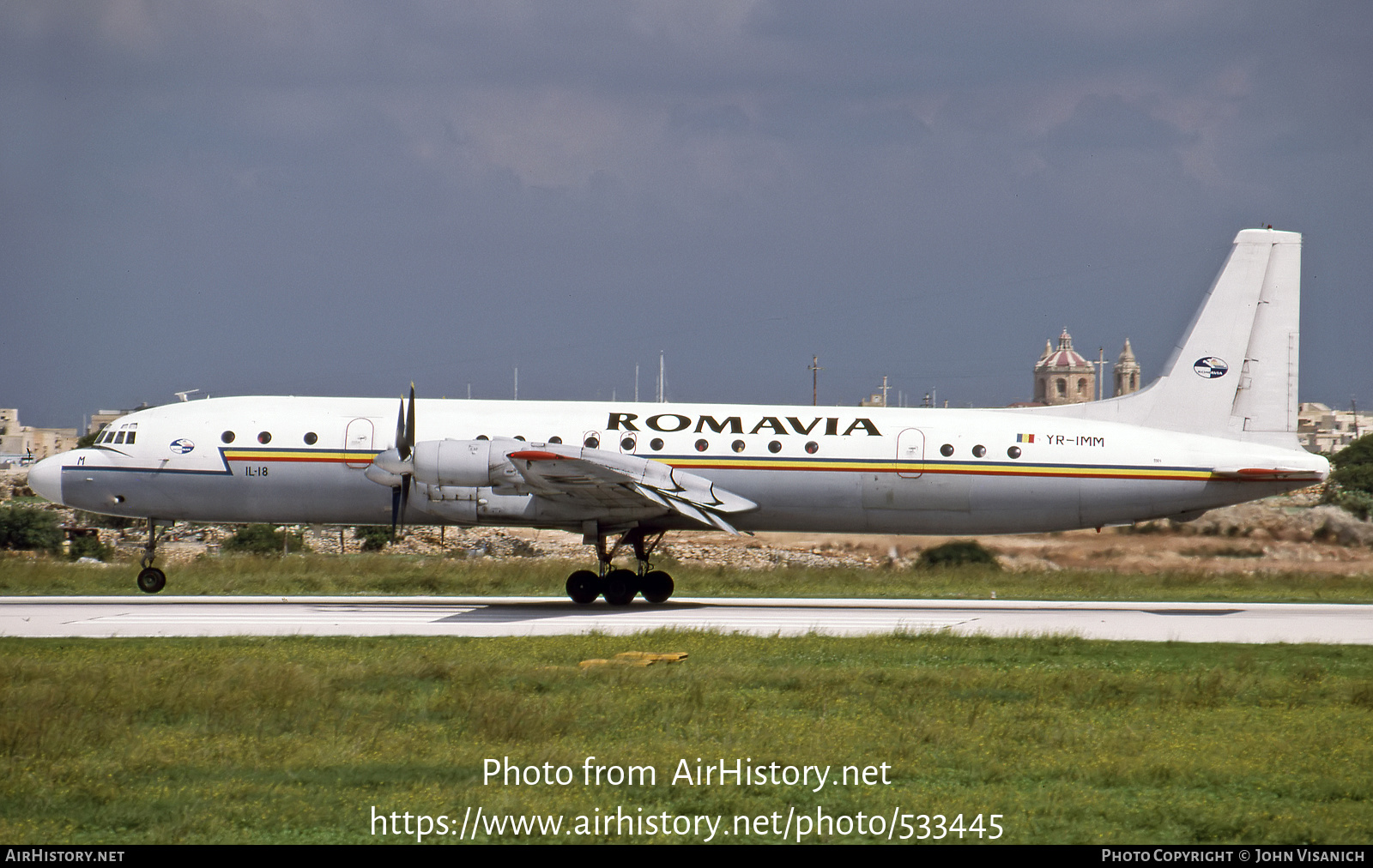 Aircraft Photo of YR-IMM | Ilyushin Il-18D | Romavia | AirHistory.net #533445