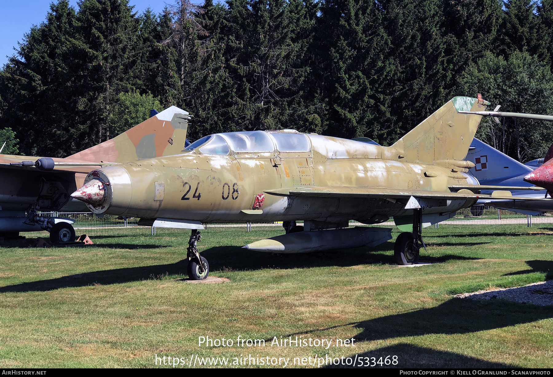 Aircraft Photo of 2408 | Mikoyan-Gurevich MiG-21US | Germany - Air Force | AirHistory.net #533468