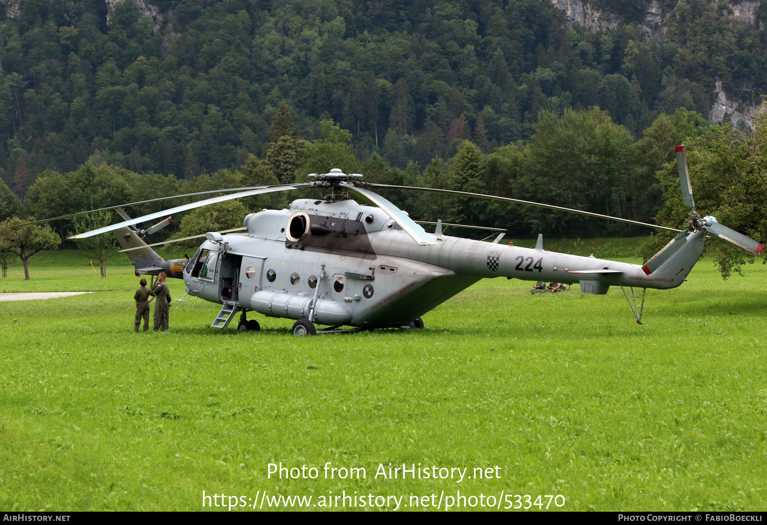 Aircraft Photo of 224 | Mil Mi-171Sh | Croatia - Air Force | AirHistory.net #533470