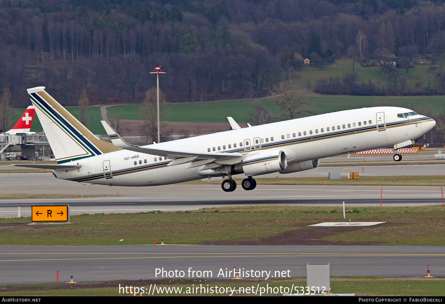 Aircraft Photo of HZ-HR5 | Boeing 737-8AN BBJ2 | AirHistory.net #533512