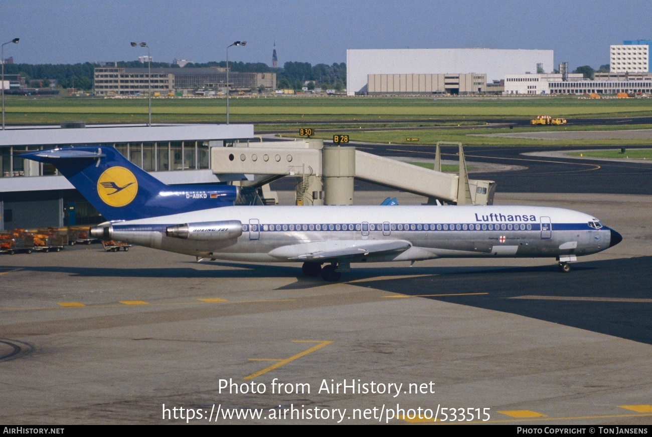 Aircraft Photo of D-ABKD | Boeing 727-230/Adv | Lufthansa | AirHistory.net #533515