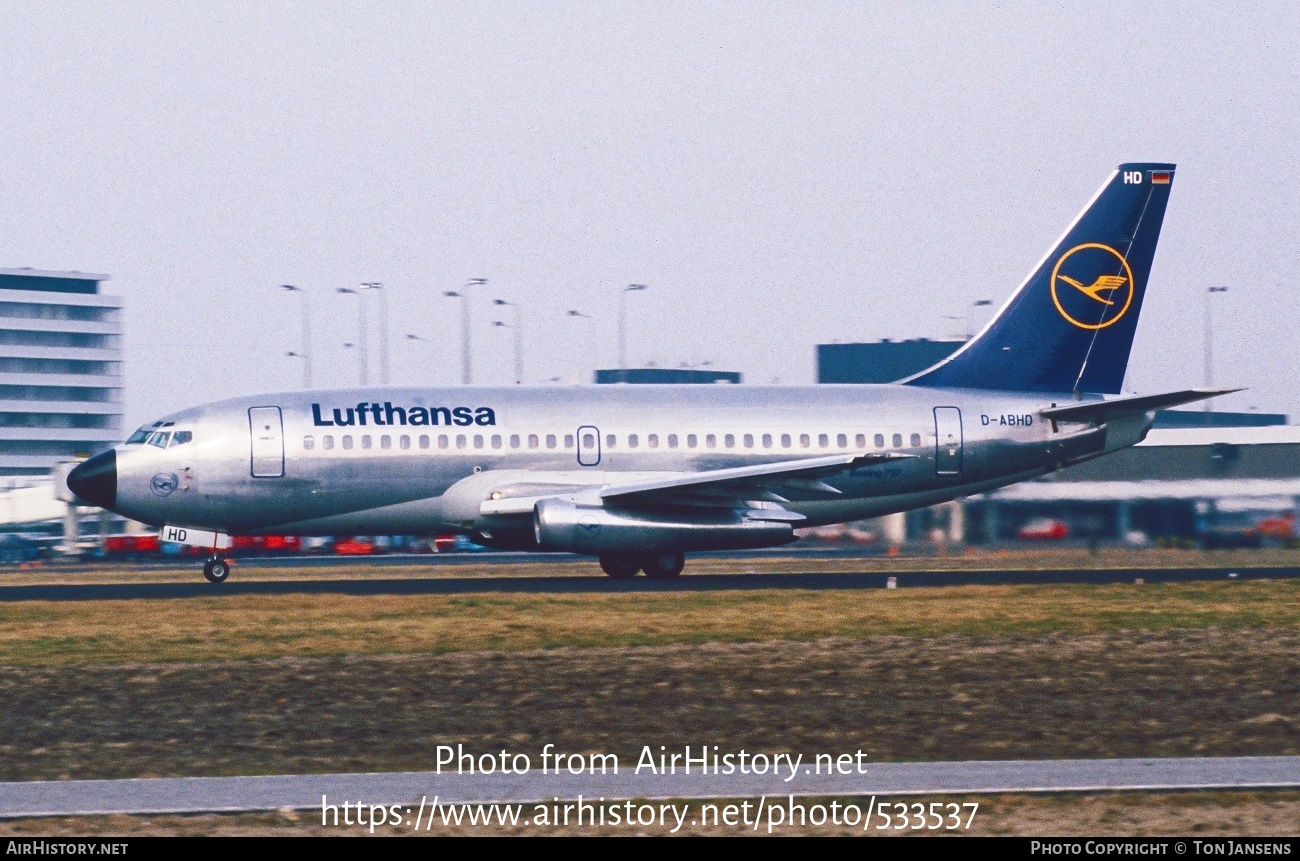 Aircraft Photo of D-ABHD | Boeing 737-230/Adv | Lufthansa | AirHistory.net #533537