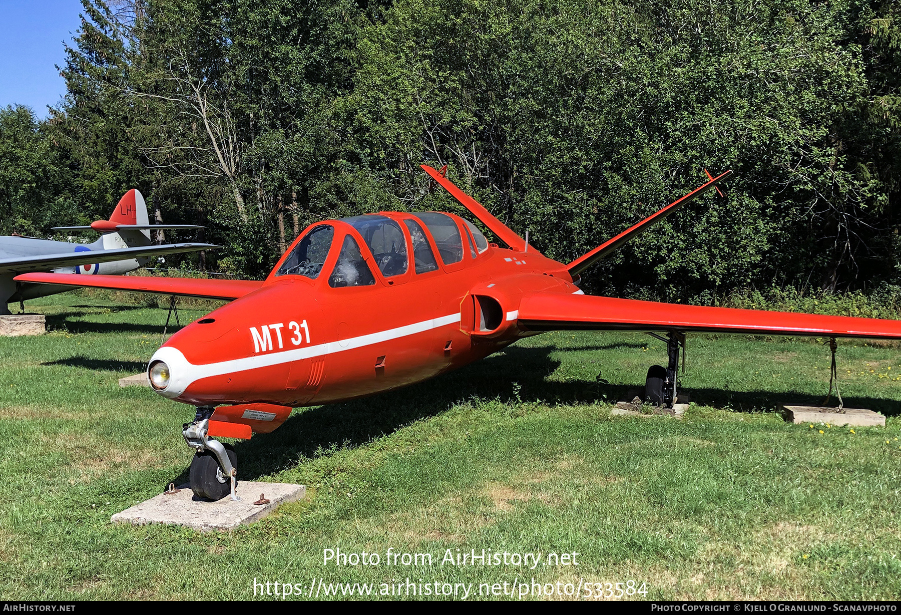 Aircraft Photo of MT31 | Fouga CM-170R Magister | Belgium - Air Force | AirHistory.net #533584